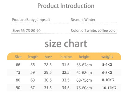 New Winter Baby Rompers