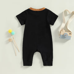 Newborn Jumpsuit 3M to 18M | Soft Cotton Short Sleeve