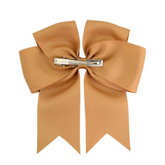 Girls' 6-Inch Bow Hair Clip, Large Colorful Barrette