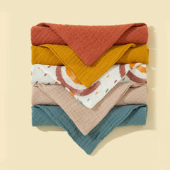 Soft Cotton Face Towels for Babies (5-Pack)