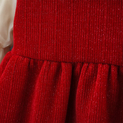 Baby Girl Dress Winter Girl Cute Cherry Mesh Princess Dress Sweet Beauty Girl s Birthday Party Dress Christmas Costume