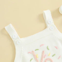 Baby Girl Birthday Romper