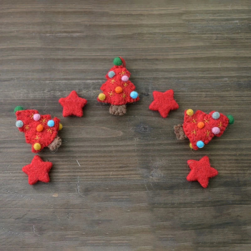 5Pcs Baby Wool Felt Stars Photography Accessories - PAMU8
