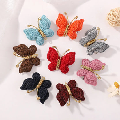 Butterfly hair clips