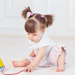 Plush Ball Hair Ties, 40-Pack Elastic Bands for Girls