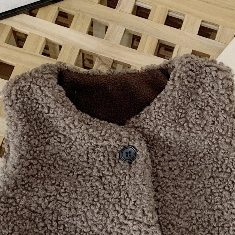 Kids Plush Waistcoat