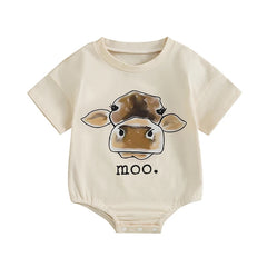 Cow Head Print Outfit
