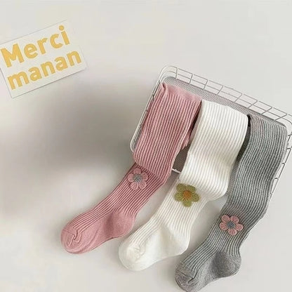Children Tights Cotton Knitted Leggings - PAMU8