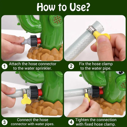 Cactus Sprinkler kids Water Spray