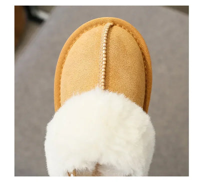 Kids Toes Wrapped Plush Slippers