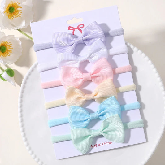 Girls' bowknot headbands, six-piece set