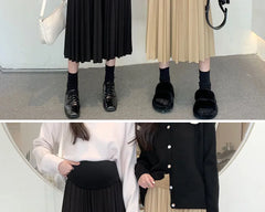A-Line Casual Maternity Skirt