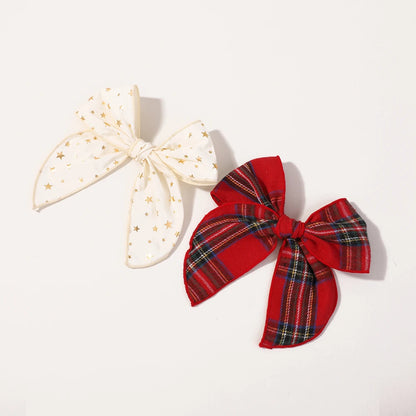 Christmas Bows Hair Clips