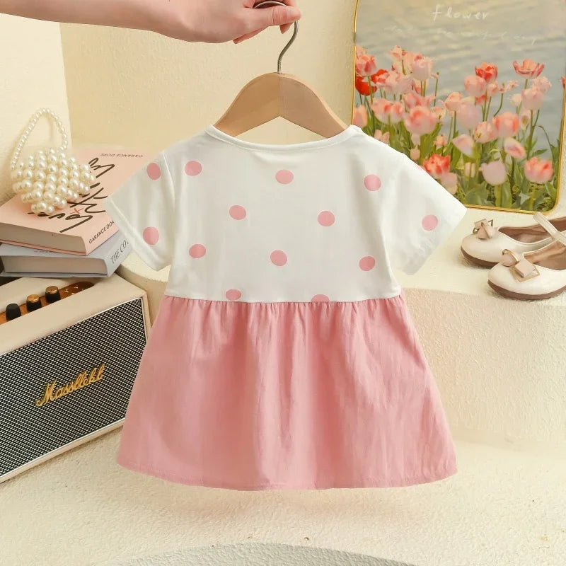 Polka Dot Bow Baby Dress