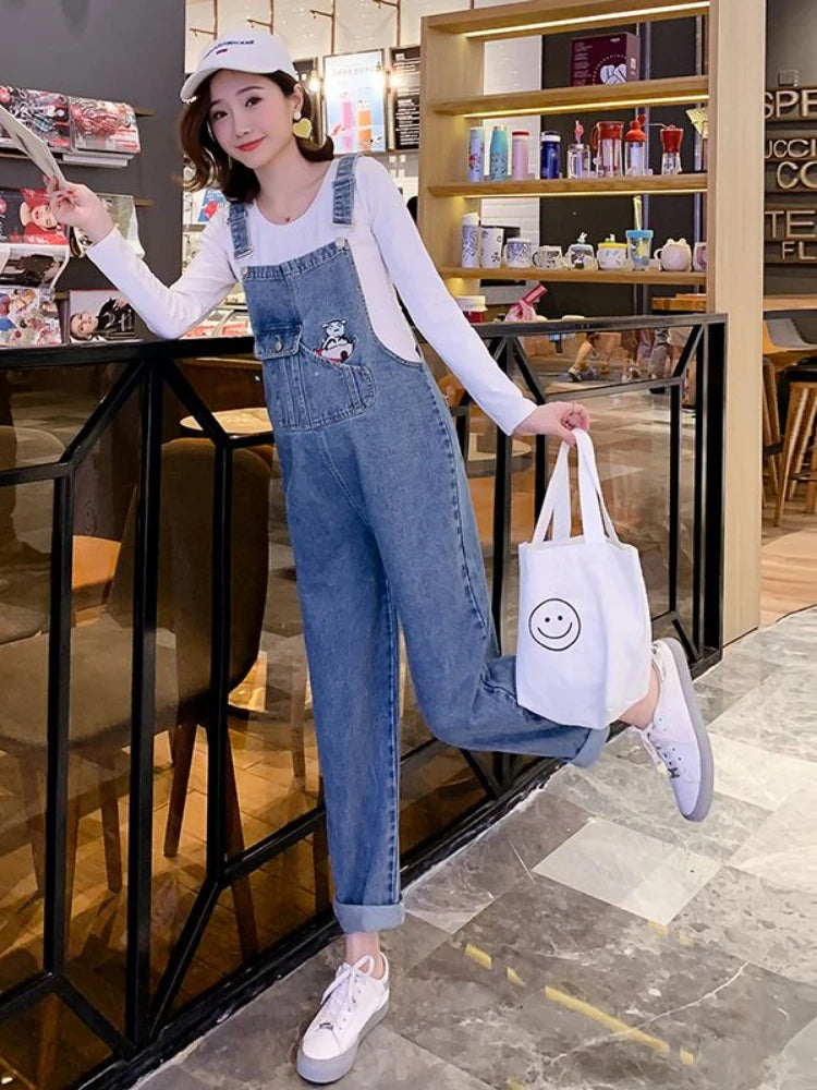 Maternity Jumpsuit Set, Spring and Fall Pregnancy Wear