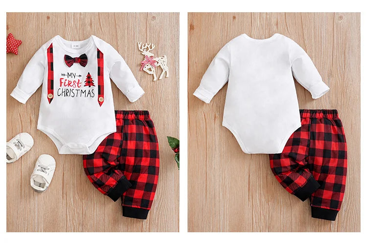 Christmas Triangle Jumpsuit Set