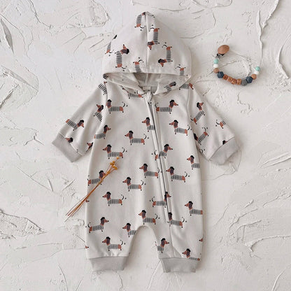 Sausage Dog Printed  Jumpsuit