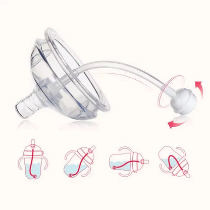 Baby Bottle with Silicone Handle