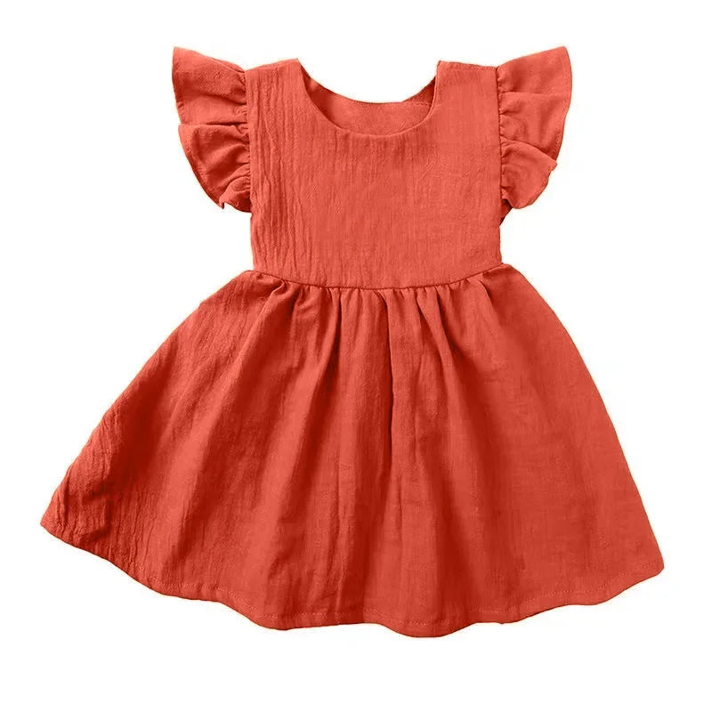 Girls Summer Ruffle Dress