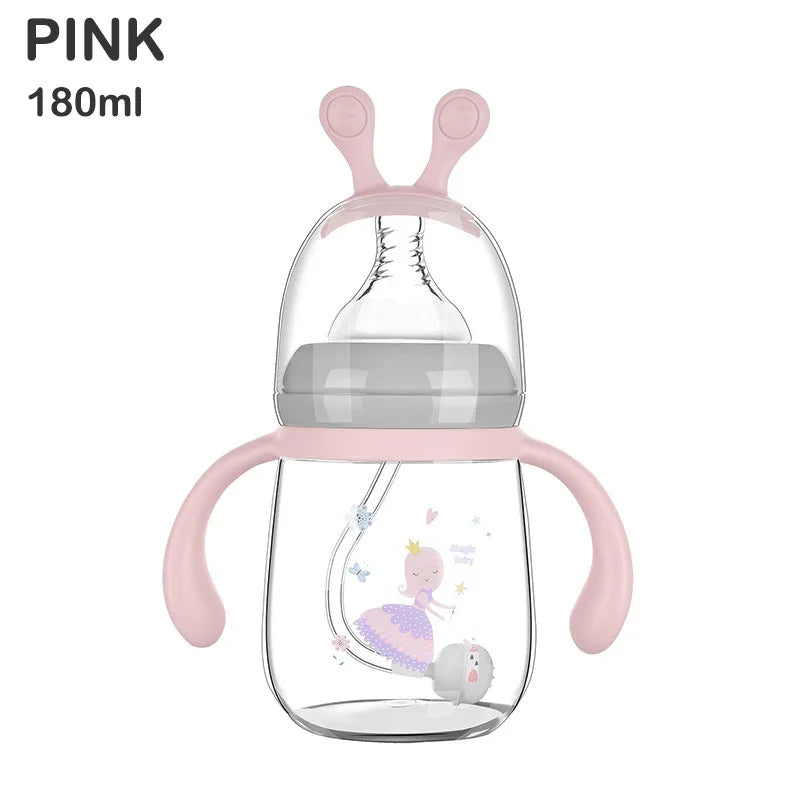 Large capacity baby feeding bottle