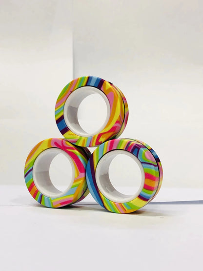 3pcs Finger Magnetic Colorful Toy