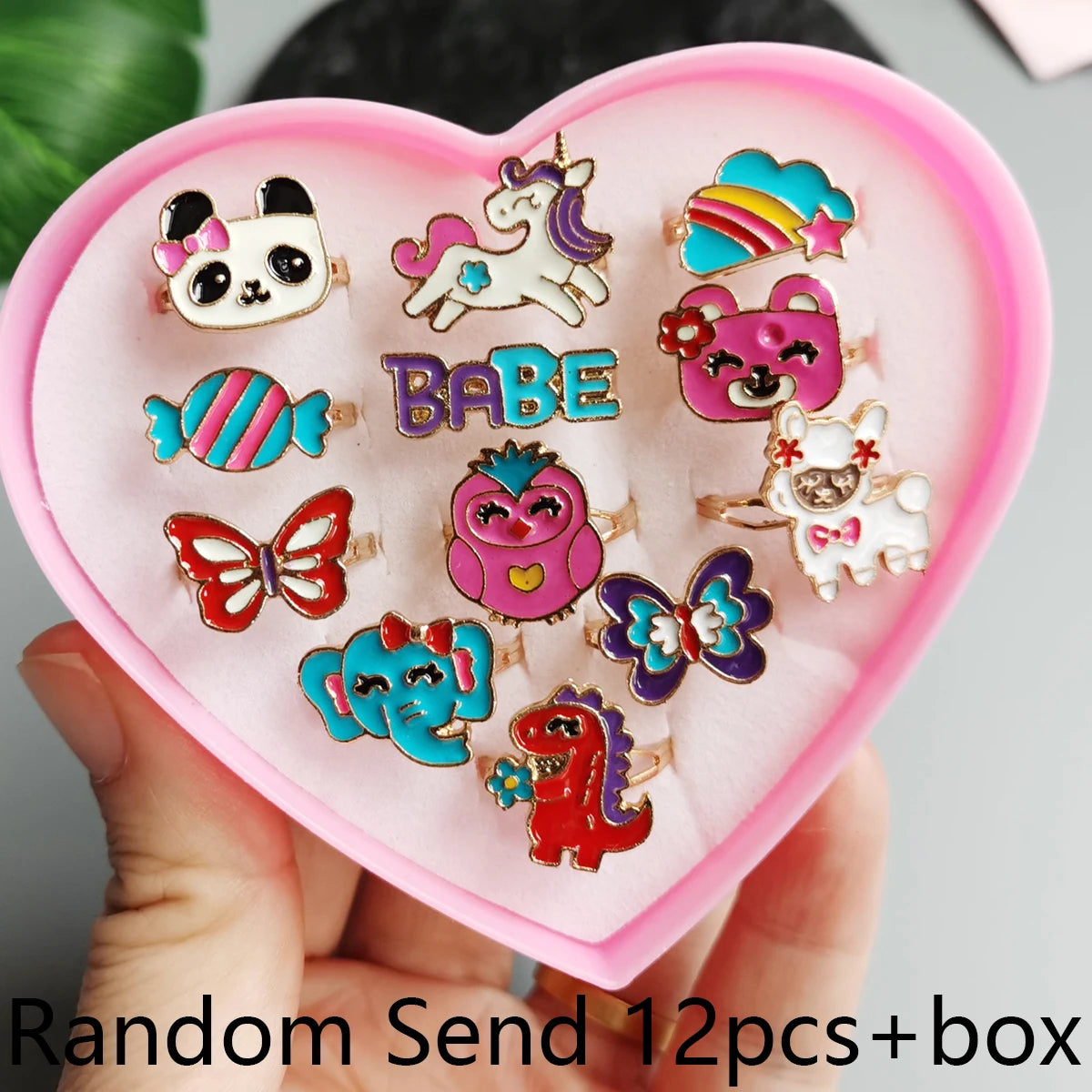Cute Cartoon Kids Rings Set for Girls | PAMU8