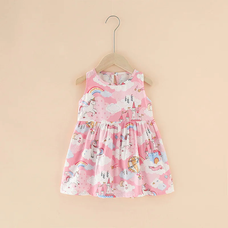 Girls Floral Summer Dress