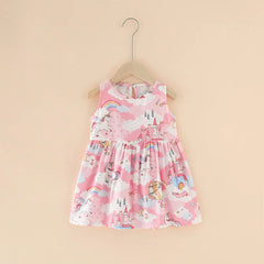 Girls Floral Summer Dress