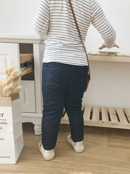 Jeans Boys and Girls' Solid color