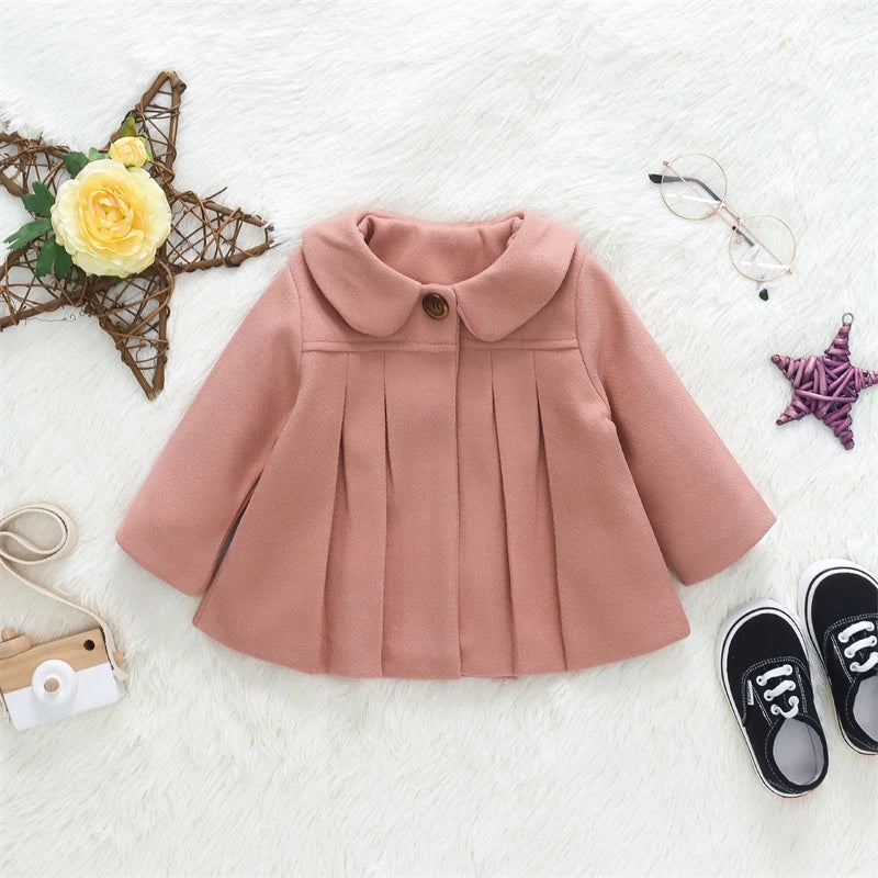 Woolen Winter Baby Girl Coat