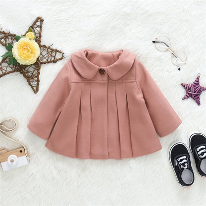 Woolen Winter Baby Girl Coat