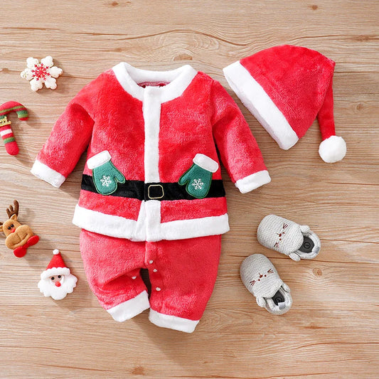 Christmas Soft Flannel Romper