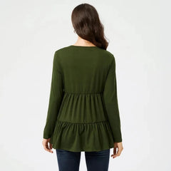 Round Neck Nursing Top