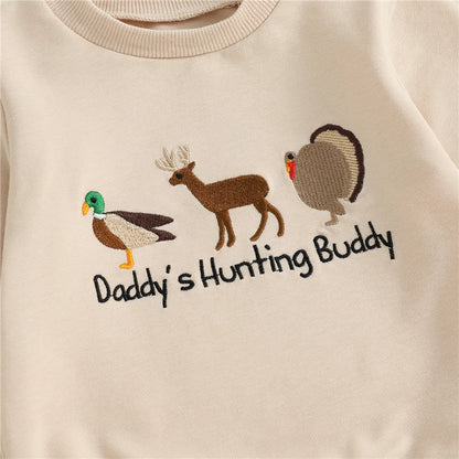 Long Sleeve Embroidered Sweatshirt