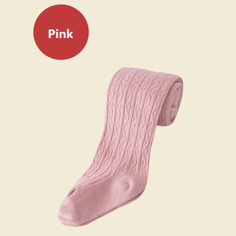 Baby Girl Tights Solid Cotton