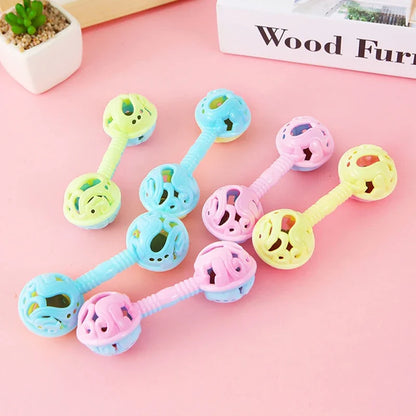 Double-Headed Hand Rattle Children's Party Toy - PAMU8