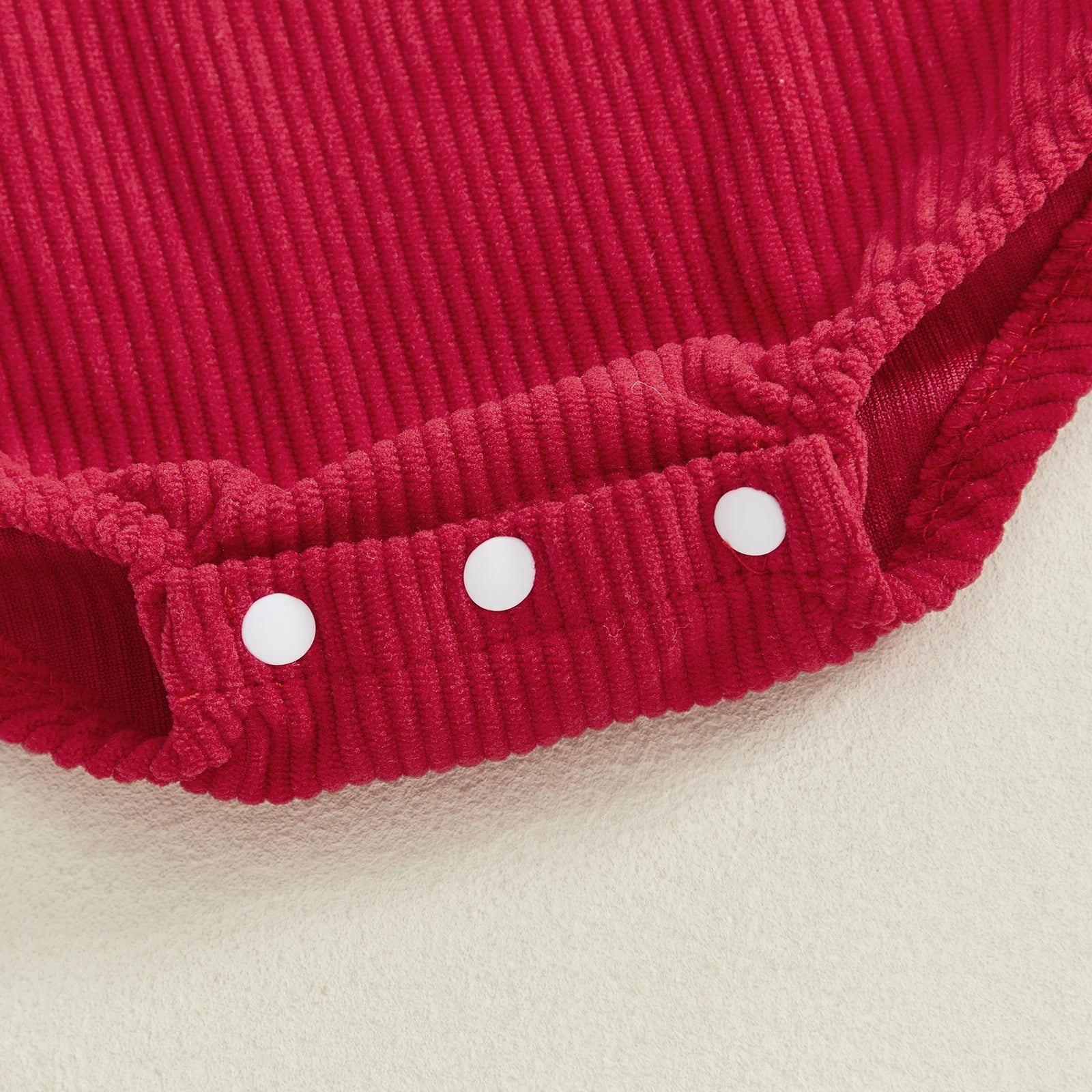 Embroidery Bow Christmas Bodysuit