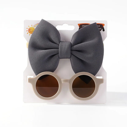 2Pcs/set hair band glasses