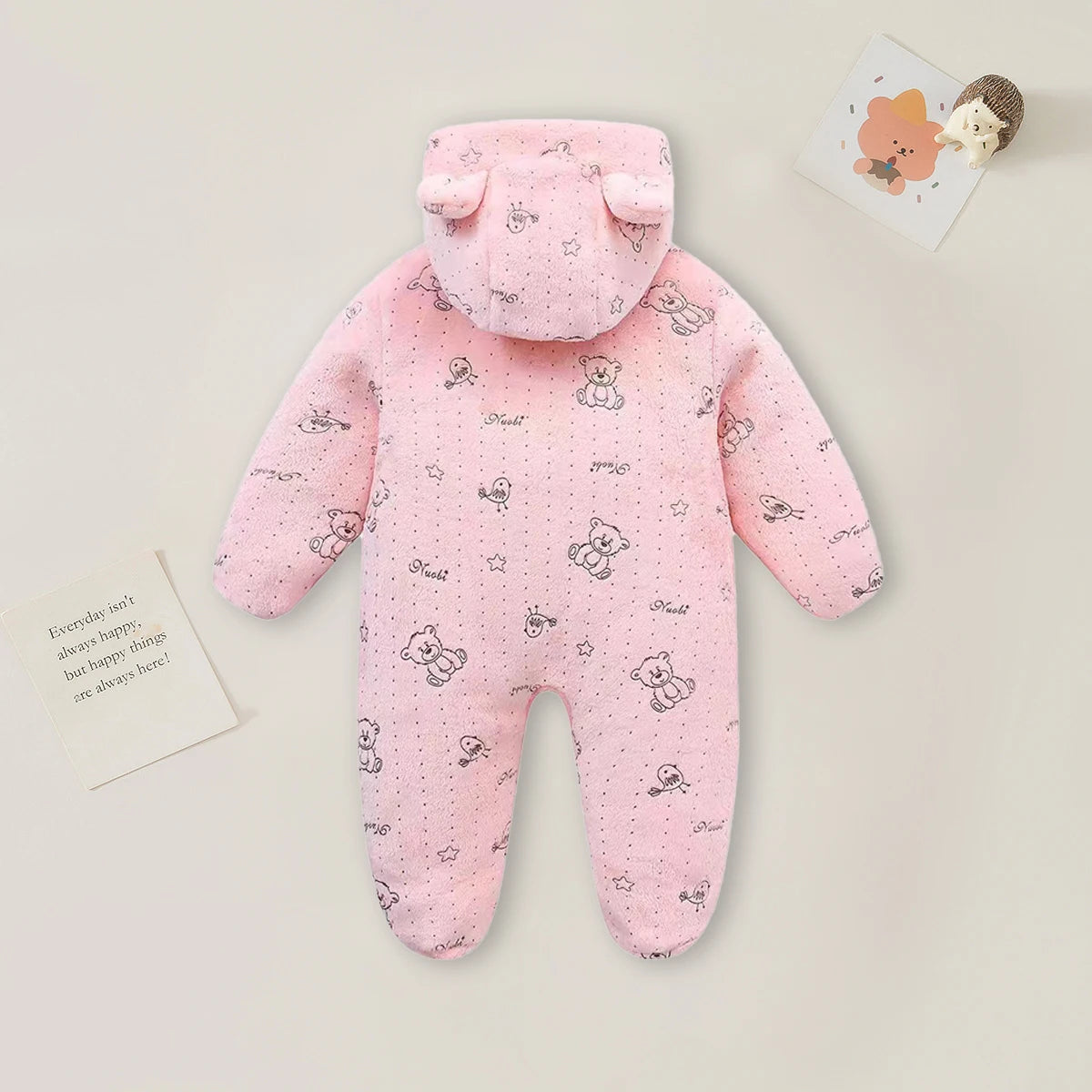 Cartoon Soft Winter Baby Romper