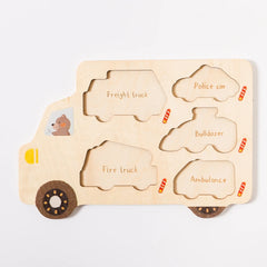 Wooden Animal Puzzles Baby Toys