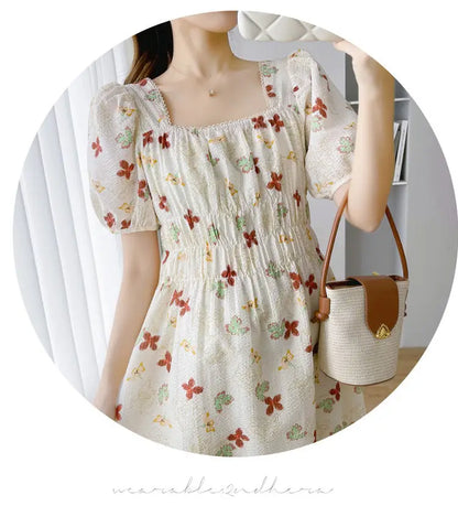 Vintage Patchwork Pregnancy Dress