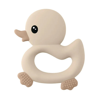 Baby Teether Toys Cartoon Duck Silicone Teether - PAMU8