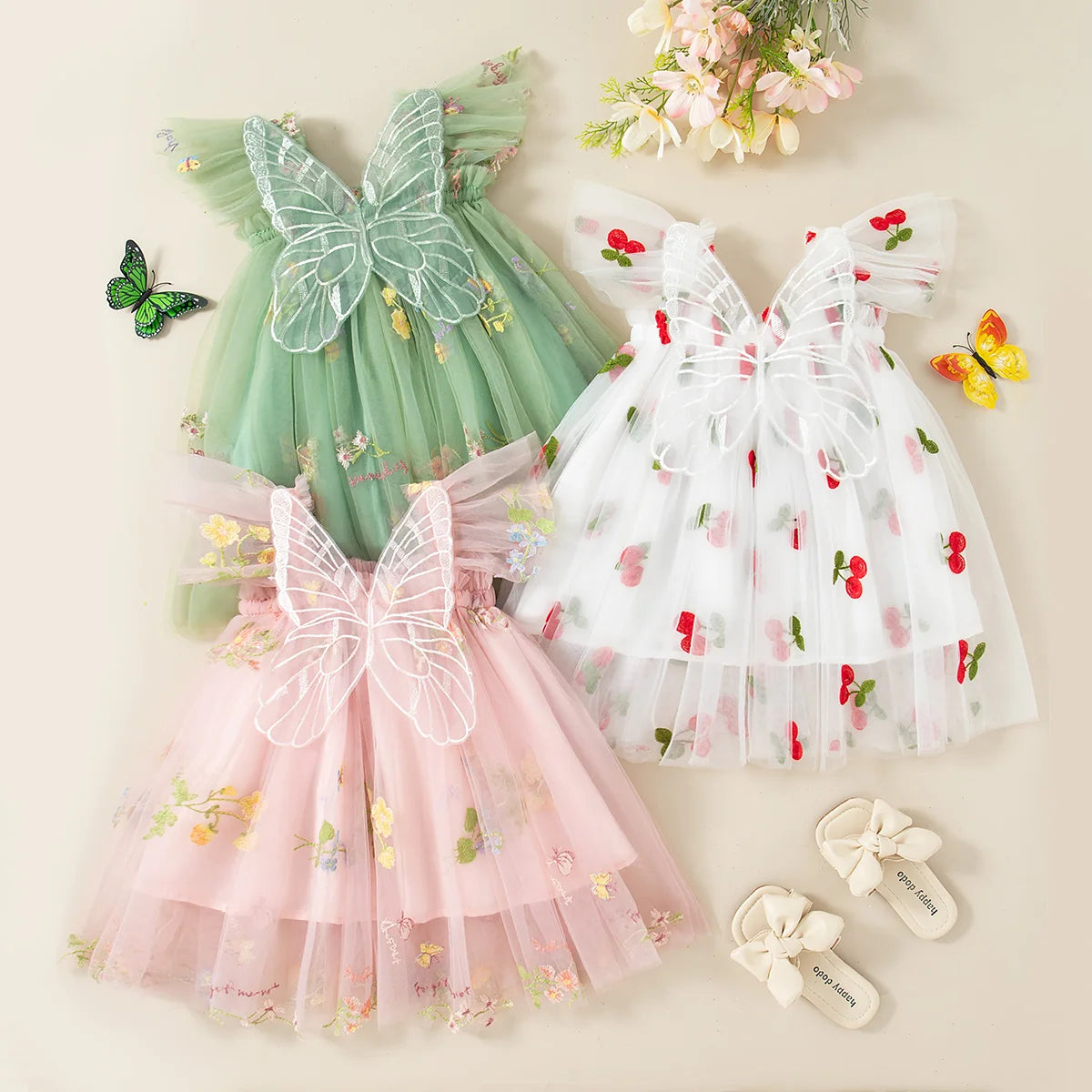 Floral Chiffon Sleeveless Dress