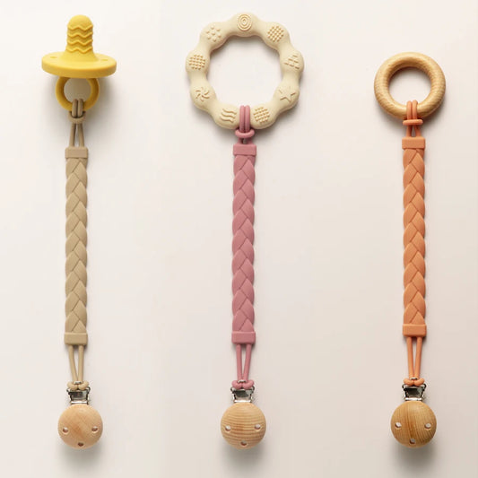 Baby Pacifier Clip Holder – Color Options