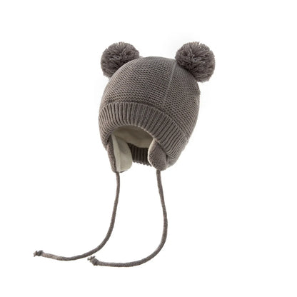 Knit Baby Hat Gloves Set