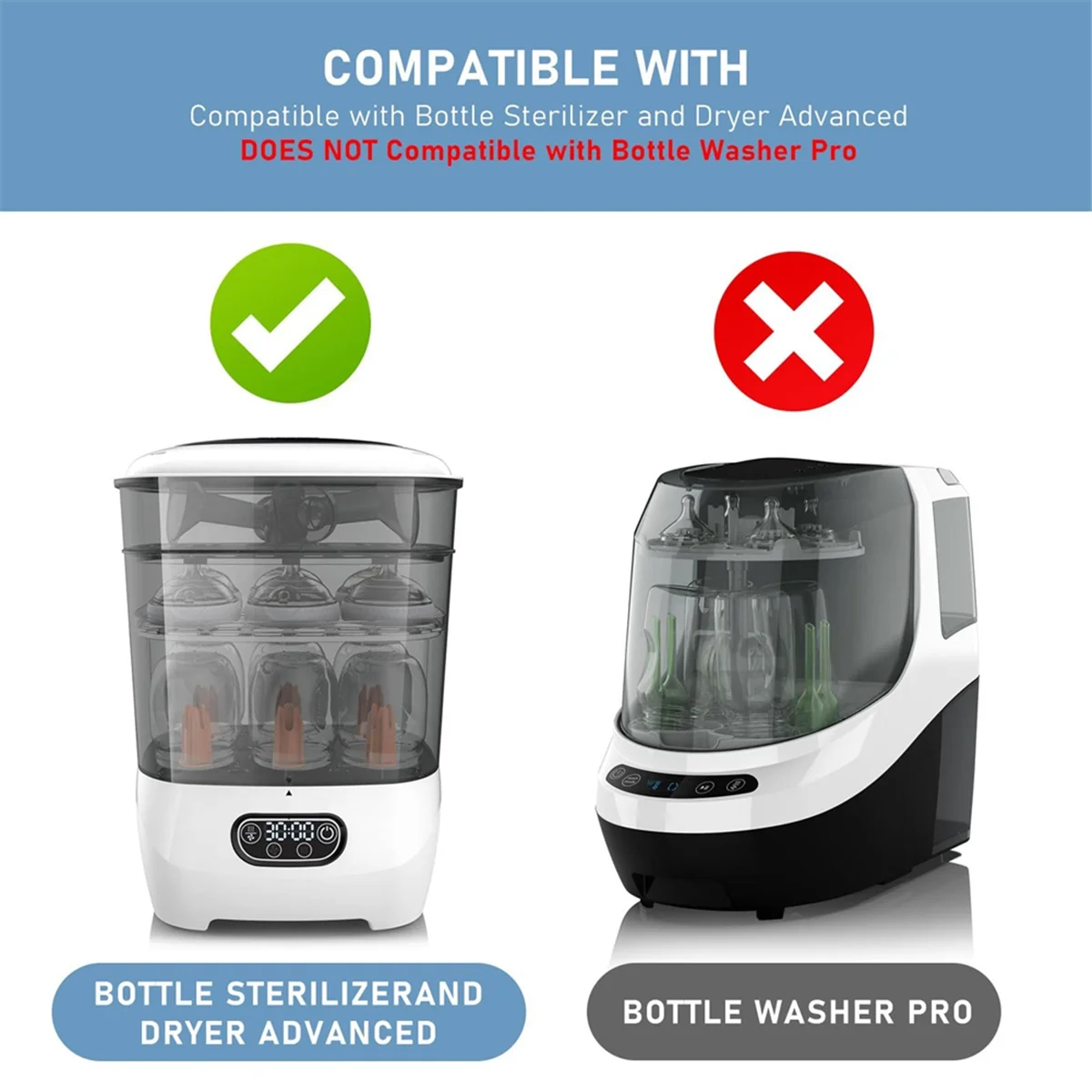 Baby Bottle Dryer and Washer Filters – 4 Pack