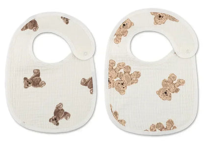 2pcs Waterproof Baby Bibs