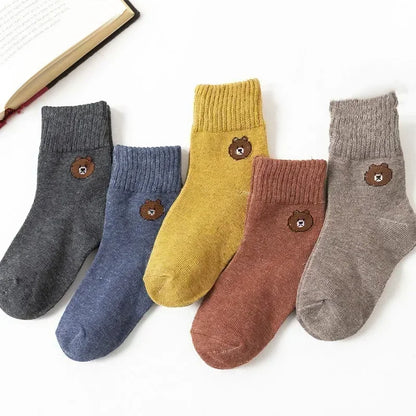 Pairs Warm Plush Kids Socks - PAMU8
