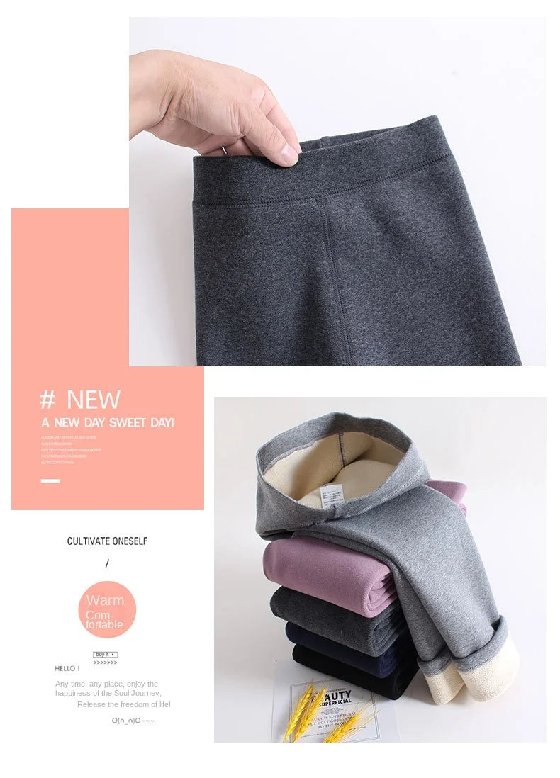 Girl fleece leggings for winters