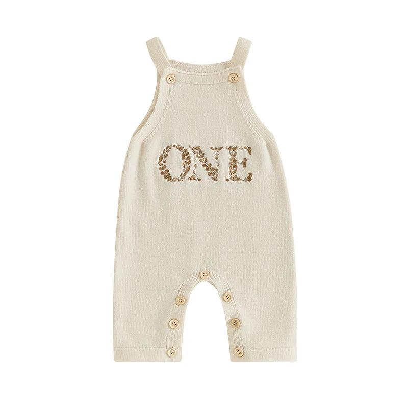 Baby Suspender Knit Pants